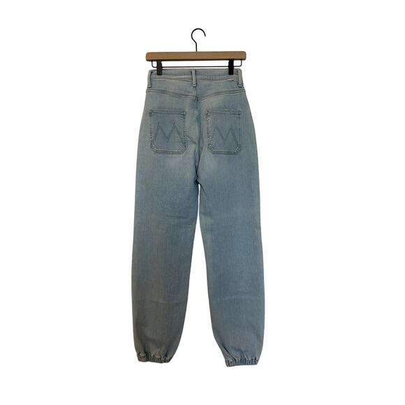 MOTHER Denim The Wrapper Patch Springy Ankle Pants in Chill Pill - Picture 6 of 8